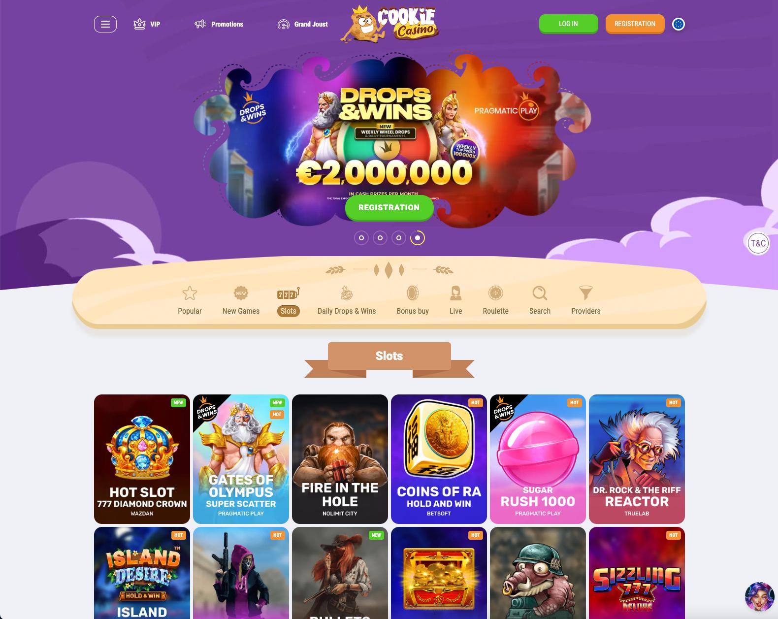 Cookie Casino online